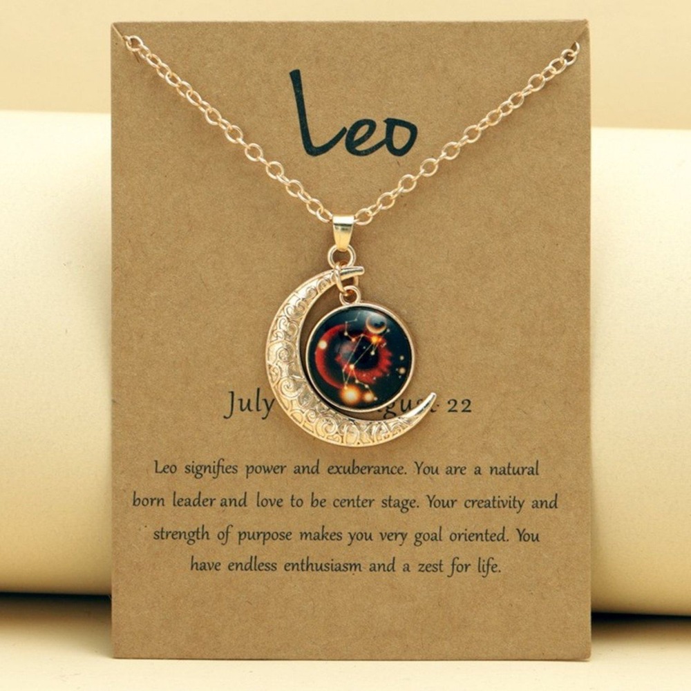 Leo Zodiac Gemstone‎ Necklace